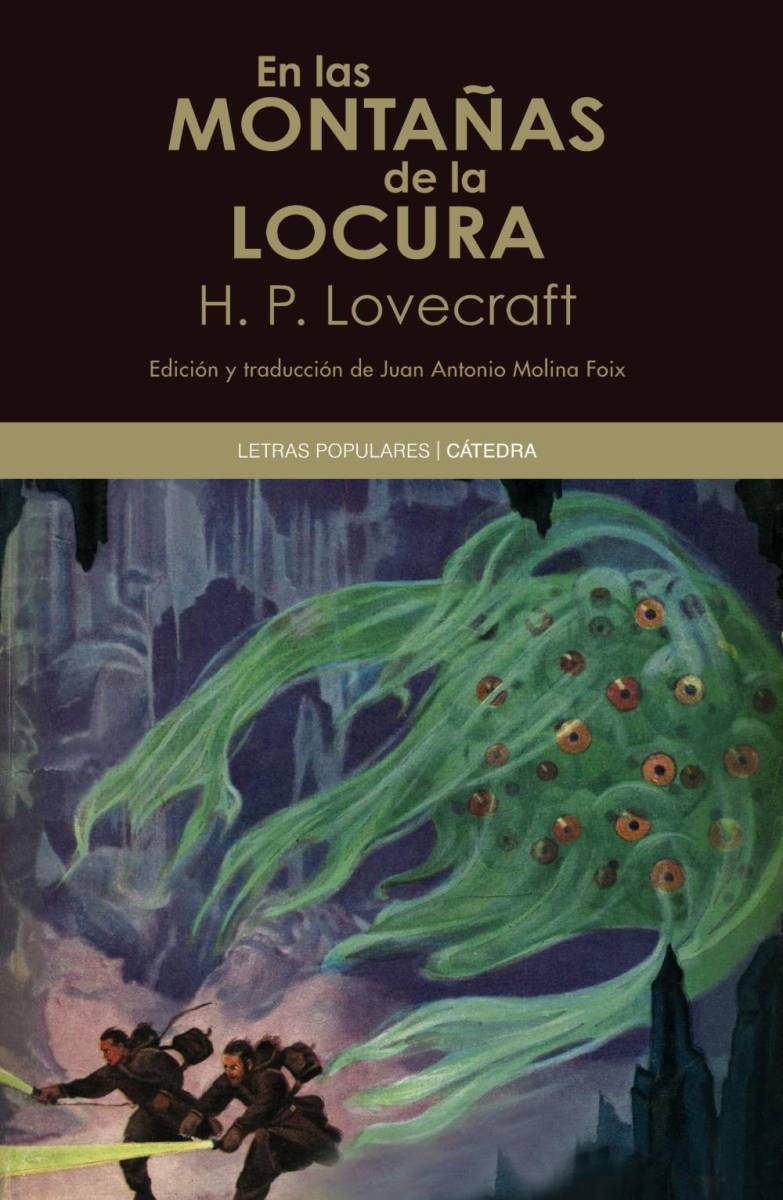 <b>En las montañas de la locura de H.P. Lovecraft (Ciencia ficción)</b>Una obra inquietante y fascinante acerca de una expedición geológica a la Antártida que descubre una civilización extraterrestre en tiempos prehistóricos.En las montañas de la locura narra la desastrosa<b> </b>expedición que realizan un grupo de expertos a la Antártida, en la que descubren unos seres biológicamente extraordinarios que llegaron a la tierra desde otro astro mucho antes de la aparición de la humanidad, y que fueron casi extinguidos por una especie de robots de su propia creación. El estilo visionario, solemne y lúgubre de Lovecraft —sin duda, uno de los más legítimos herederos de Poe— confiere a la alucinante narración un singular esplendor poético.